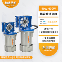 Lu Lian Motor 40W-400W High Torque Turbine Worm Geared Motor Speed Control Motor Motor 220v380v