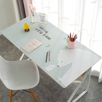Book table mat student homework desk mat desk surface waterproof PVC leather learning table writing desk tablecloth ins children