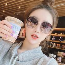 Sunglasses ladies 2021 new Korean version of the net red anti-ultraviolet polarized ins big round face slimming sunglasses