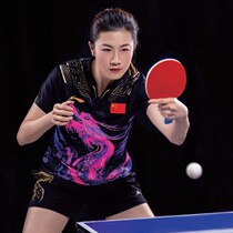The first sport Li Ning new 2021 Tokyo Dragon Table Tennis Costume Mens and Womens National Team Same Short Sleeve Jersey