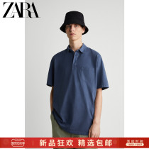 ZARA autumn new mens cotton short sleeve POLO T-shirt 06462406427