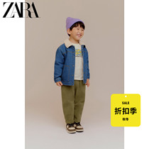 ZARA Discount Season] Baby Boy Fleece Denim Jacket Jacket 05854549407