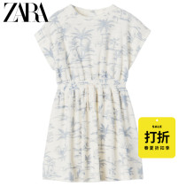 ZARA new childrens clothing girls printed towel cloth dress 01165797712