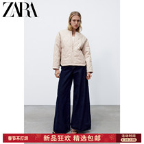 ZARA winter new women's imitation leather cotton-padded jacket jacket coat 03046037712