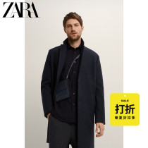 ZARA discount season] Mens comfortable version of the long coat jacket 05070350401