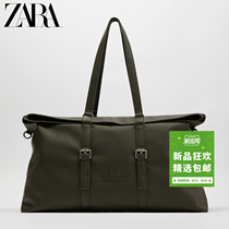 ZARA autumn New Men bag card its green soft large capacity practical Hand bag 13117820032