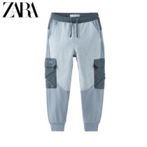 ZARA Spring loaded new child clothes boy SPORTY spell pants 4873675802