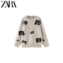 ZARA Spring loaded new childrens clothes boys print-in-hand weaters 2756662806