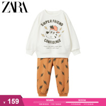 ZARA new baby boy SUPER FRIEND print suit 3338095 712