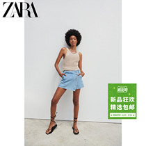 ZARA new womens row buckle denim culottes 06164168406