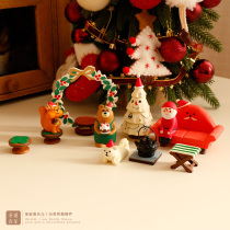 Christmas big Christmas -- festive delicacy desktop resin pendulum pieces Christmas Christmas Christmas Eve blessing gifts