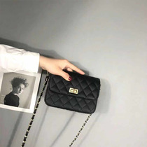 Small Fragrant Wind Lingge Chain Bag Women's 2021 New Tide Joker Messenger Bag chic Mini Korean Small Bag Mini
