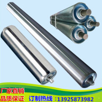 Assembly line accessories Carbon steel galvanized stainless steel Unpowered roller Active driven embossed head and tail wheel Rubber drum