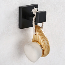 Export to Germany black 304 stainless steel bathroom adhesive hook coat hook coat adhesive hook toilet wall pendant