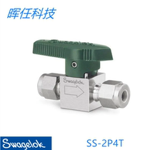 Swagelok Swagelok (SS-2P4T)1 4-lap instrument plug valve 1 8 in ferrule pipe fitting