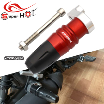 Suitable for Honda CB400X CB400F modified accessories aluminum alloy exhaust pipe anti-fall rubber anti-drop Rod guard