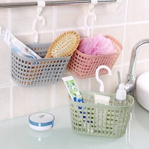 Hanging storage basket plastic hanging basket kitchen storage basket bath basket bathroom storage basket