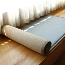 Custom bay window mat Custom tatami mat Floor mat Sponge double-sided bamboo mat Linen bamboo mat windowsill mat Summer
