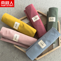 Antarctic cotton pillowcase 100 cotton cotton pillow case summer single pillowcase 48 * 4cm pair