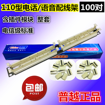 Puyue 100 to 110 voice distribution frame telephone jumper rack rack type 110 distribution frame