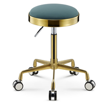 Beauty stool Barbershop chair Rotating lifting big work stool pulley round stool Makeup nail salon hair salon hair cutting stool
