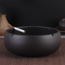 Ashtray extra-large purple sand anti-fly ash household living room coffee table creative retro office small size ceramic ashtray