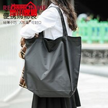 Canvas Bag Shopping Bag Folding Durable Students Brief Wind Portable Hand Buy Food Bag Art Shopping Bags