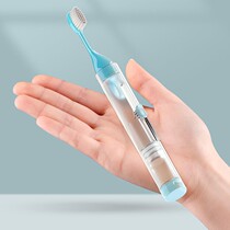 Disposable toothbrush with toothpaste orthodontic folding toothbrush soft hair adult high grade travel set toiletries toothbrush