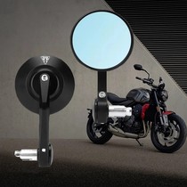 Application of Triumph Trident 660 retro round mirror reflective mirror handlebar mirror CNC