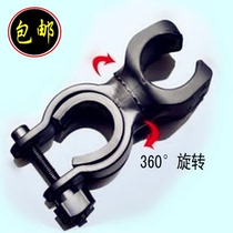 U-shaped bicycle headlight bracket riding 360 degree rotating car lamp clip strong light flashlight simple light holder equipment accessories
