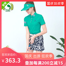 Korea Golf Clothing Womens Fashion Skirt Short Sleeve Womens Sports Top Short Skirt Clothes Short Skirt Clothes Set
