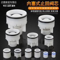 Plastic inner plug check valve core check valve plastic pipe check valve core embedded spring check valve