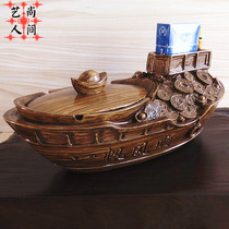 Large Number with cover Fashion ashtrays Creative multifunction Home retro upscale Personality Mens Desktop Gift