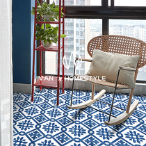 Brahman Mediterranean blue brick kitchen balcony porch wall tile toilet bathroom toilet