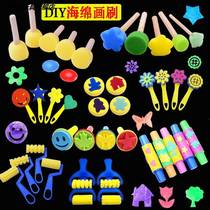 Sponge rod tool Fine Art Sponge Stick Hammer Skin Sponge Shoot Childrens Painting Tool Mushroom Head Seal