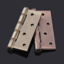 Door cascading hinge 304D stainless steel wooden door 4 inch loose leaf door bedroom door bearing lotus leaf thickening