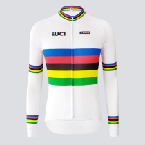 Spring and autumn season Mens and womens thin section Highway mountain bike riding speed dry and breathable perspiration Honour Rainbow Long sleeves