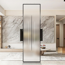 Customized art glass screen partition tempered decoration living room light transparent entrance Entrance Light luxury minimalist modern simplicity