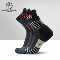 Small white classmates Alien Snail Riding Socks male and female midcylinder thickened Sport Outdoor Deodorant Locomotive Ankle Protection