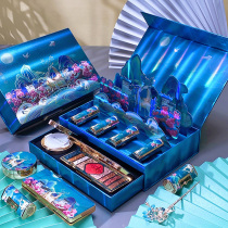  Li Jiaqi concentric love lock lipstick big-name makeup set gift box Yilu has you full set of cosmetics