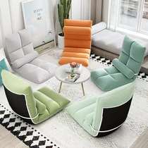 Removable washable sloth sofa bed with back chair subbedroom single floating window small sofa Single floor folding sofa chair