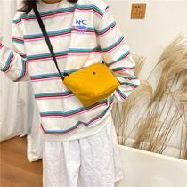 ins Super fire small bag female 2021 new fashion versatile nylon shoulder shoulder bag ultra light portable art bag