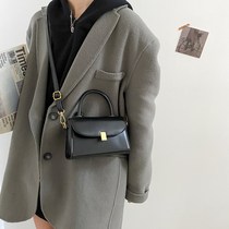 French Texture Small Bag Womens Bag 2021 New Tide Fashion Joker Shoulder Bag Winter Net Red Air shoulder bag