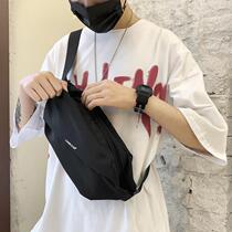 Running bag sports men riding shoulder shoulder bag tide multifunctional sports chest bag casual fashion light magnetic buckle bag