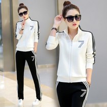 361 sportswear suit womens spring and autumn two-piece set 2021 new Jordano large size group leisure sweater