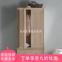 American English-style Modern Minima Little Fresher Princess Bedroom Matching Furniture Combined Children Fighting Cabinet Wardrobe Customize