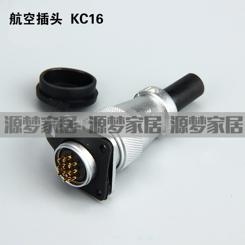 Aviation Plug KC16 7 Core 9 Core Black Bakelite Aviation Plug Socket Plug Socket Removable