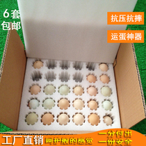 30 EPE soil grass eggs anti-shattering foam egg tray Fragile goods Express packaging gift box customization