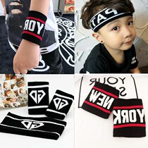  Childrens sports head headband headgear boy wrists toddler headscarf football patron child hair with basketball care suction