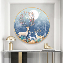 5D diamond painting 2021 new full diamond deer living room entrance handmade crystal dot cross stitch 2020 modern small piece